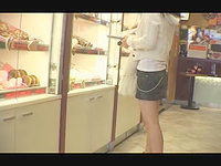 Sweet bimbo was too excited with her shopping to notice her full back panty nice upskirts get voyeured on cam!